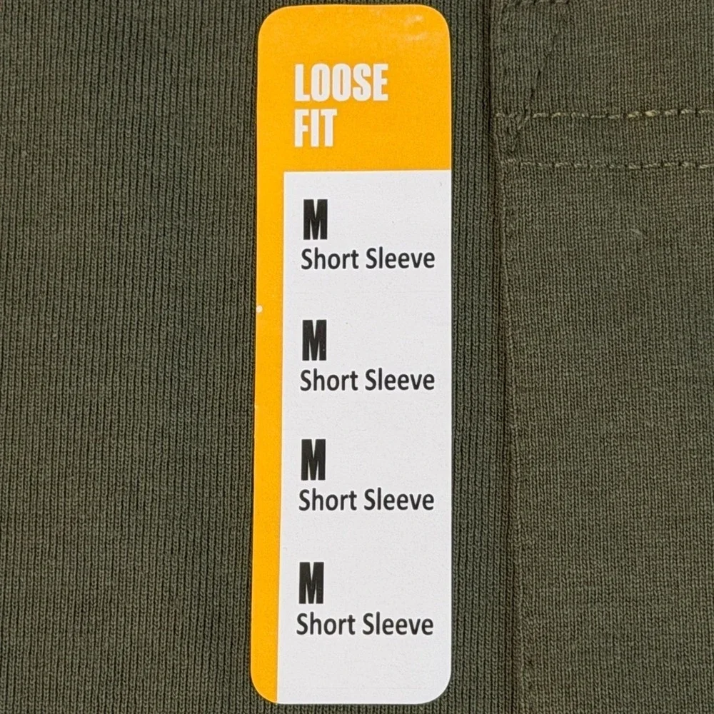 NEW Carhartt K87 Pocket T-Shirt Men's Medium M Loose Fit Heavyweight Dusty Olive